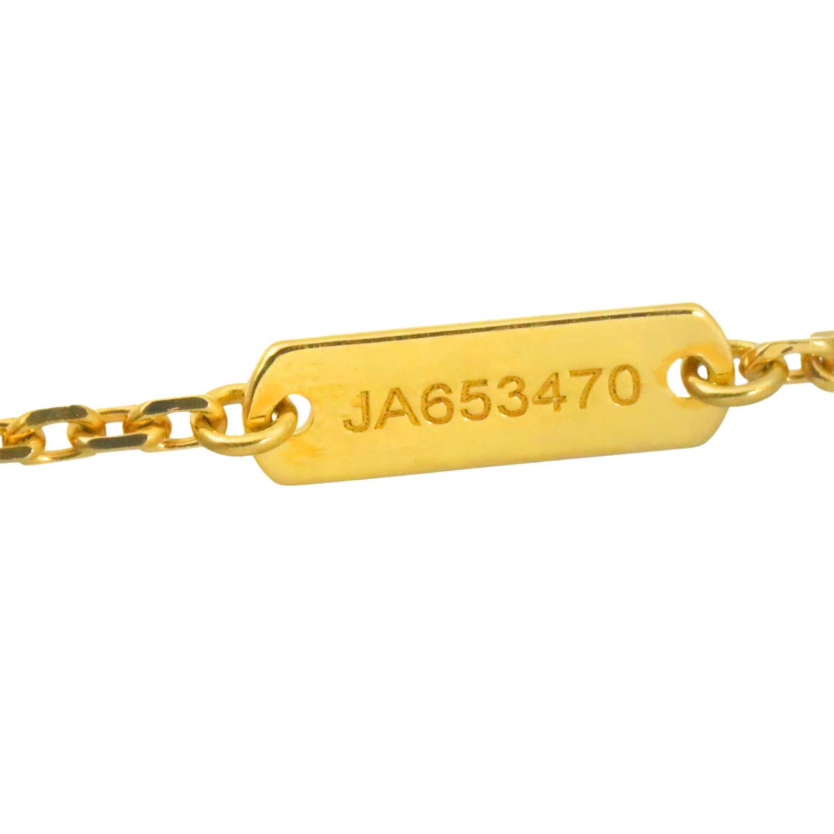 Vintage Alhambra Malachite Necklace 18K YG 750