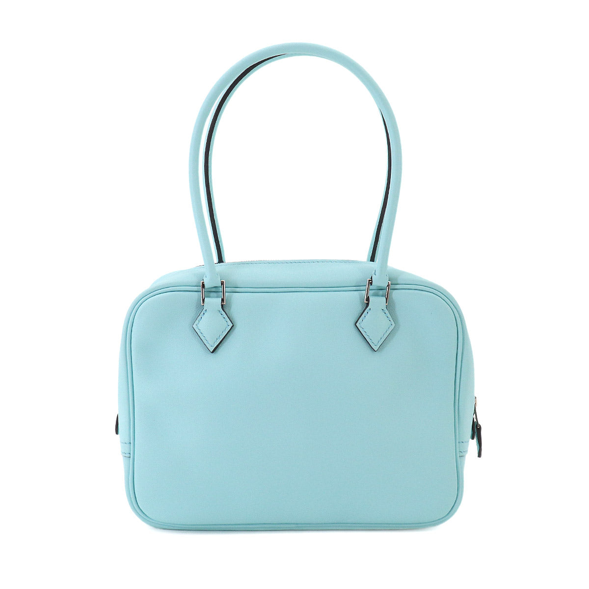 Mini Plume 20 Hand Bag Veau Swift Bleu Zephyr Purse
