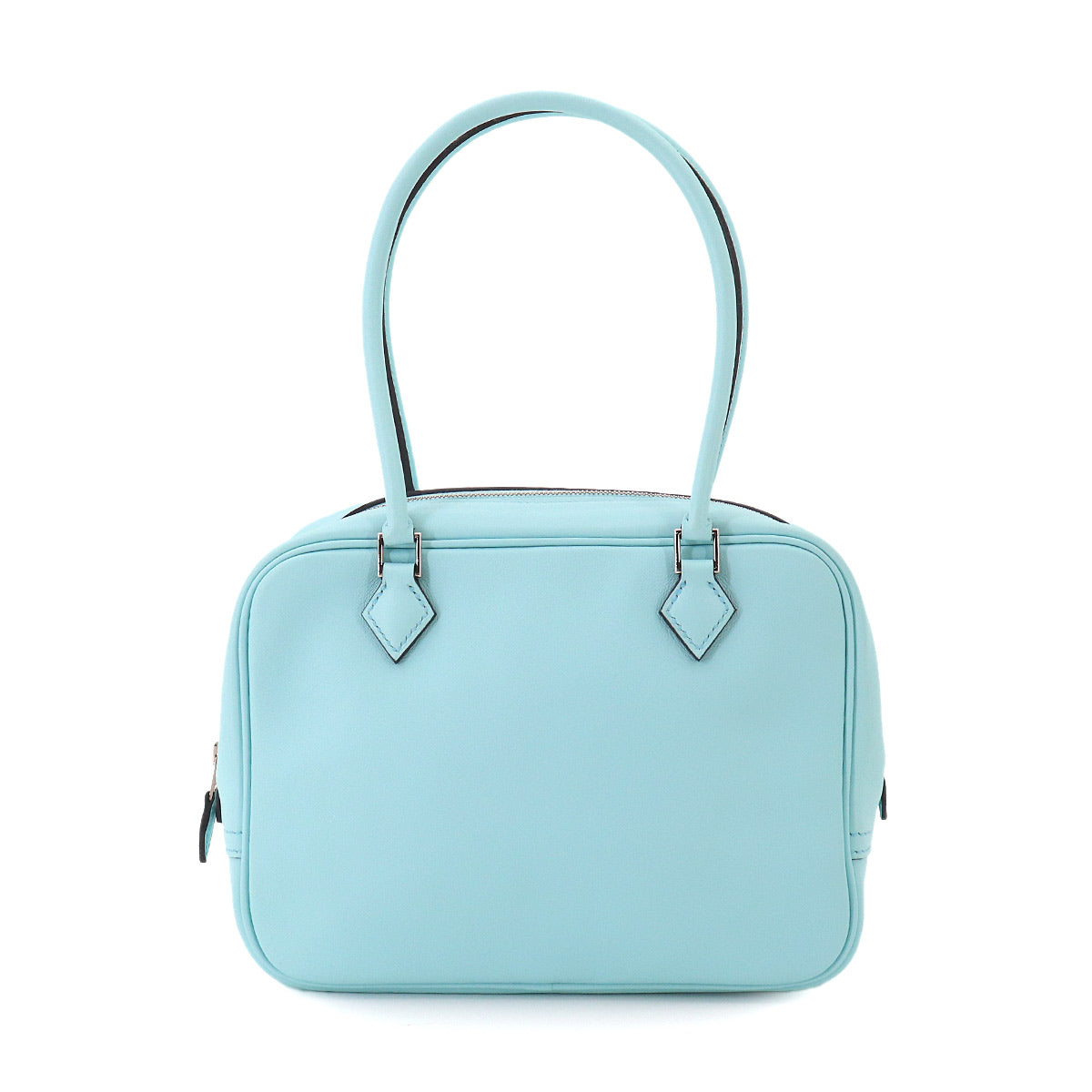 Mini Plume 20 Hand Bag Veau Swift Bleu Zephyr Purse