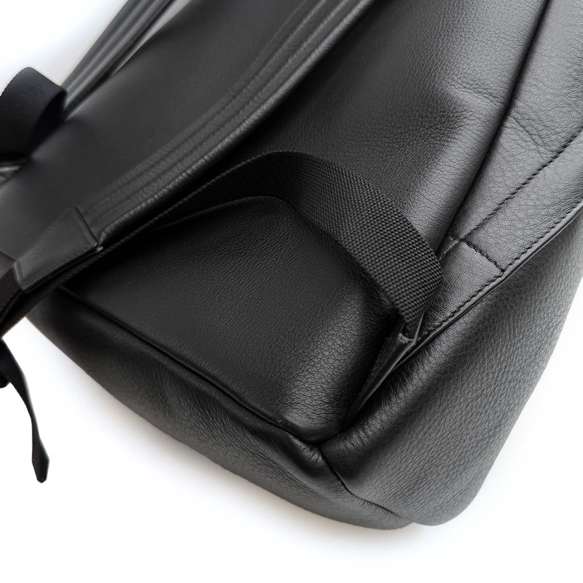 Everyday Backpack Leather Black White 552374