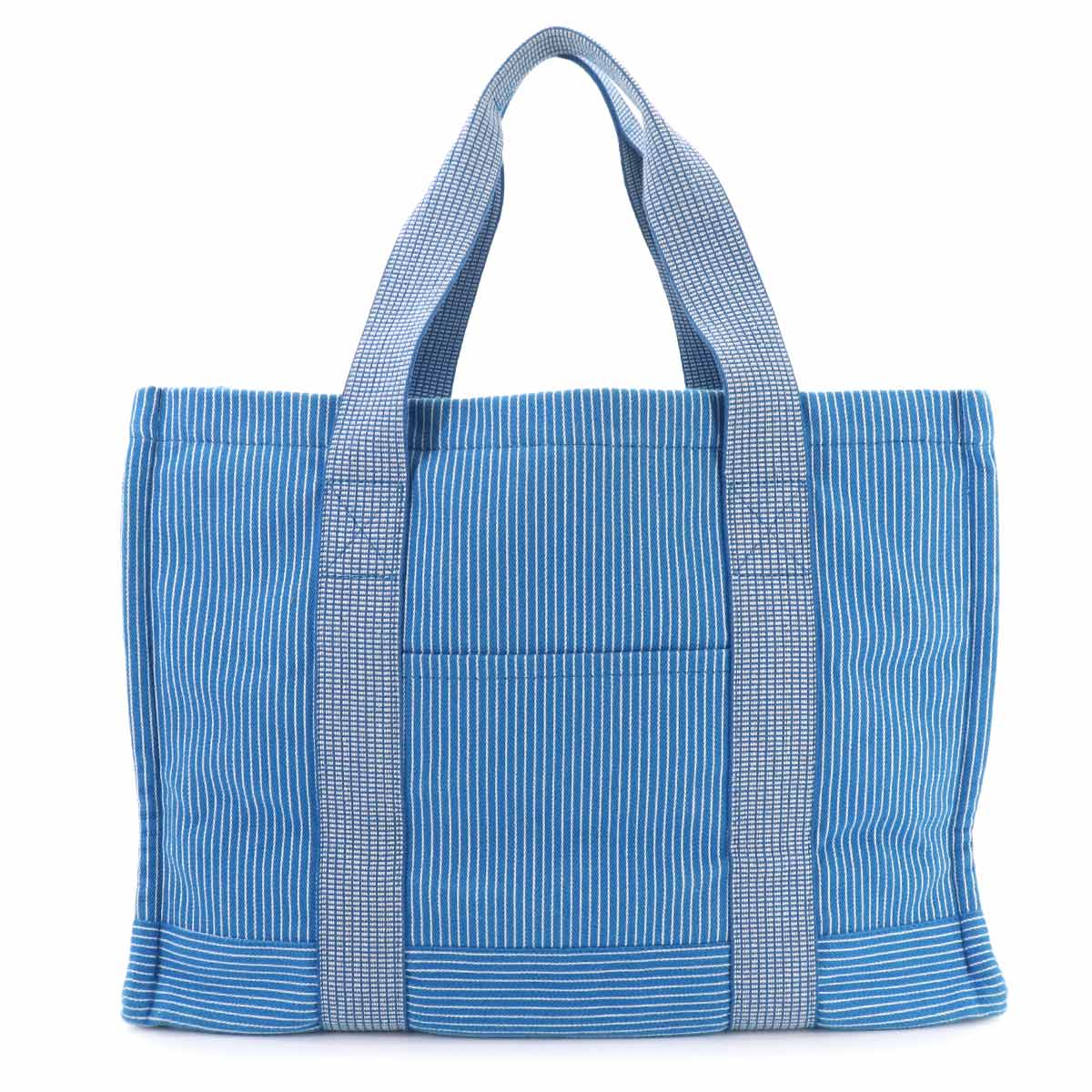 Caval Diaper Tote Bag Canvas Blue Horse Cheval Striped