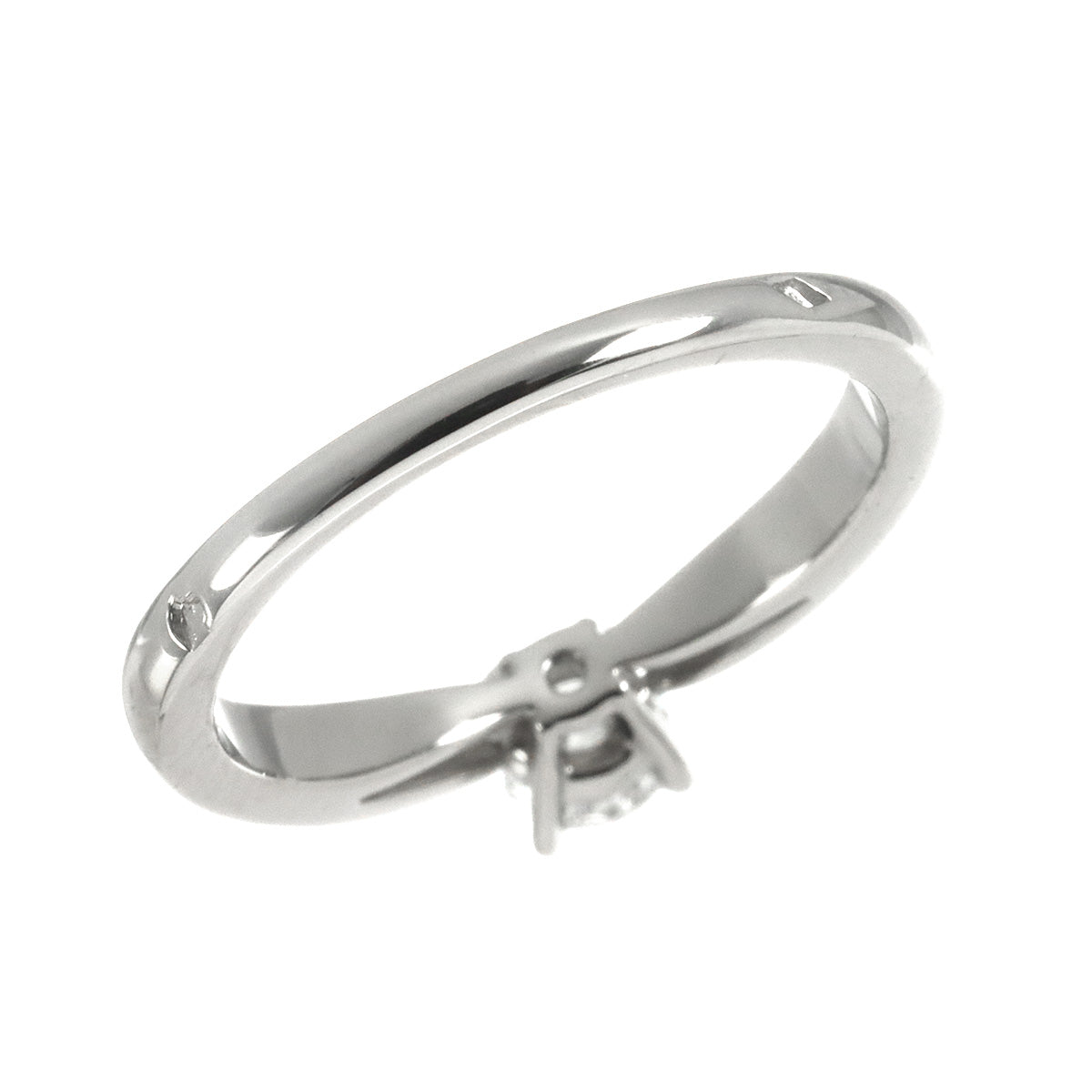 Diamond 0.30ct E/VVS2/3EX Ring Pt size50 5.25(US)