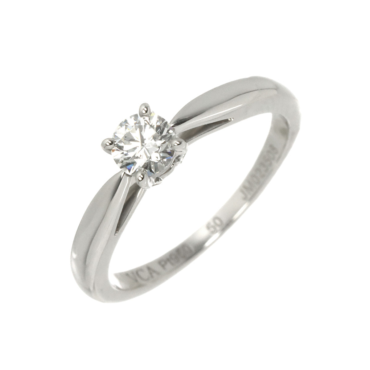 Diamond 0.30ct E/VVS2/3EX Ring Pt size50 5.25(US)