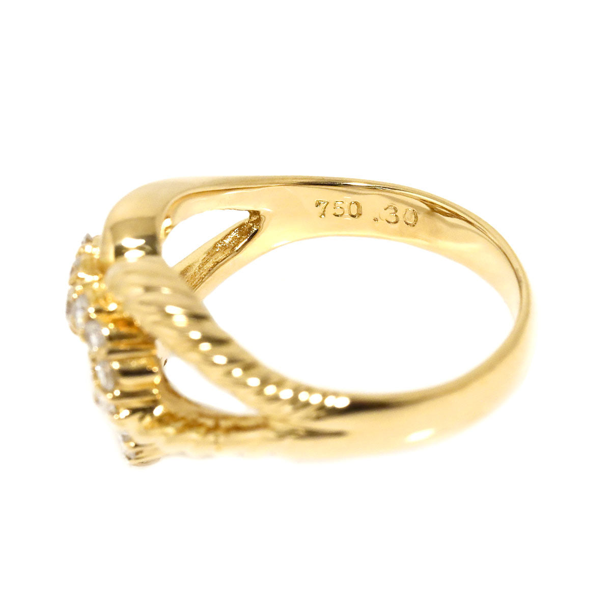 Diamond 0.30ct Ring size5.25(US)