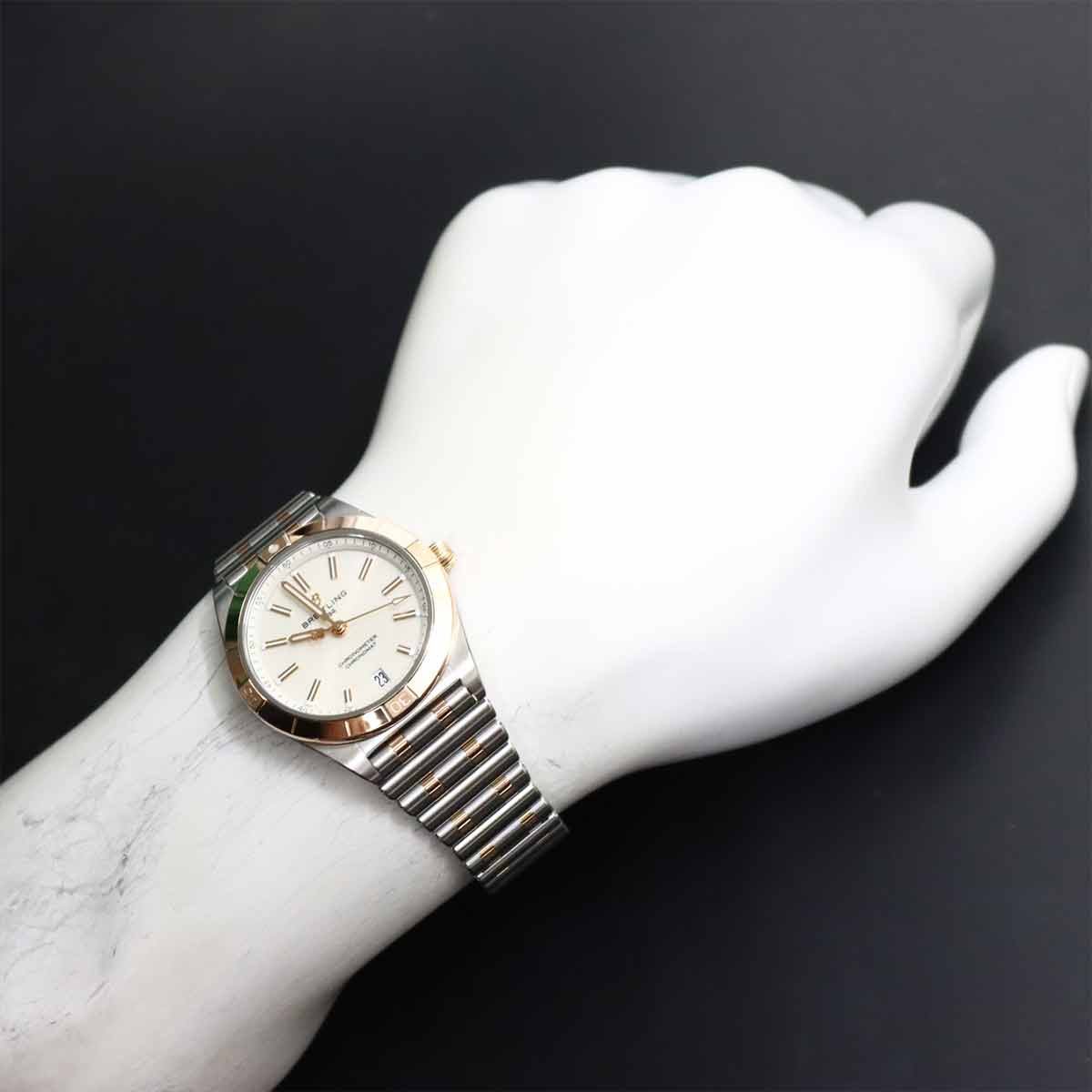 Chronomat Automatic 36 U10380 PG Silver Dial Ladies