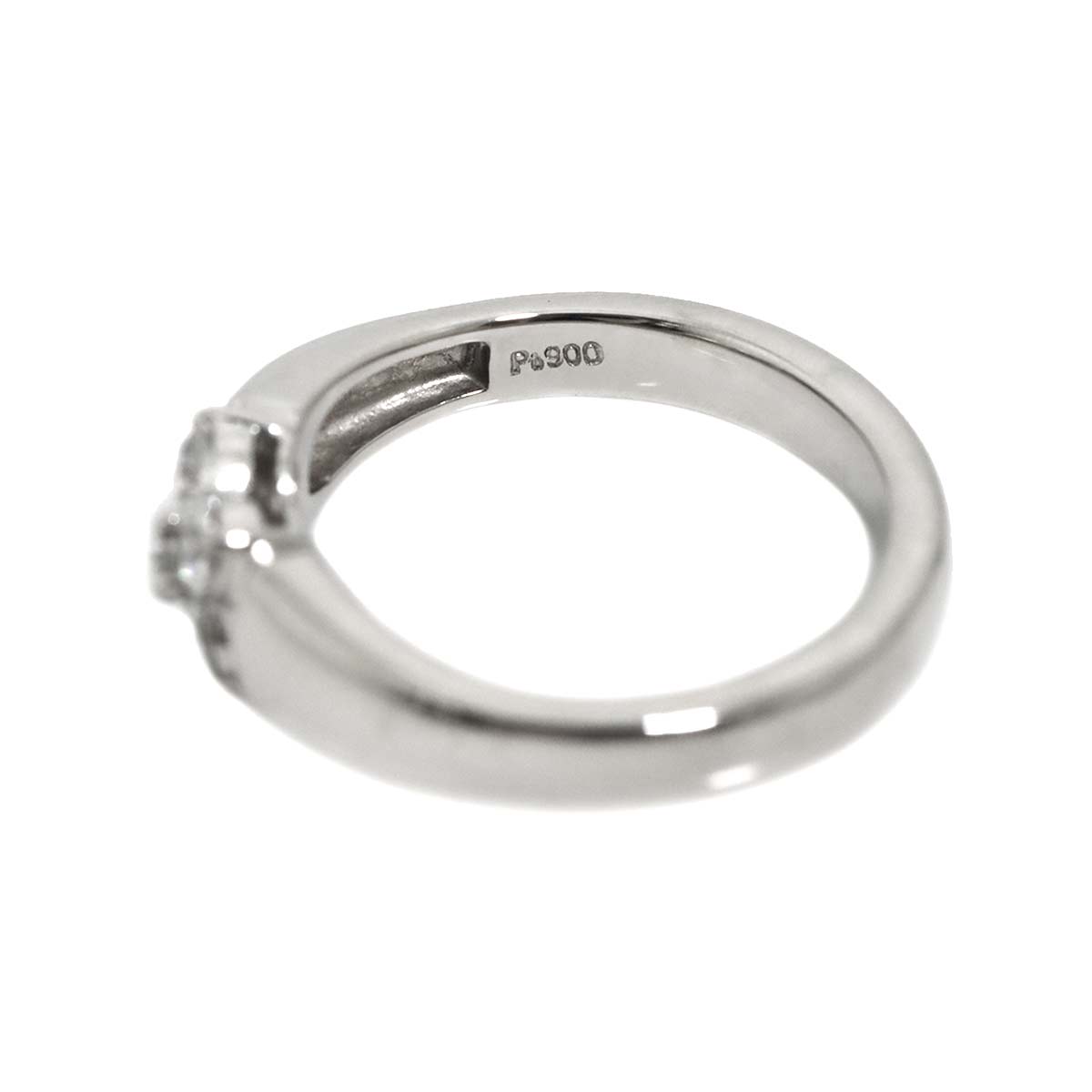 Diamond 0.53ct Ring Pt Platinum size6.25-6.5(US)