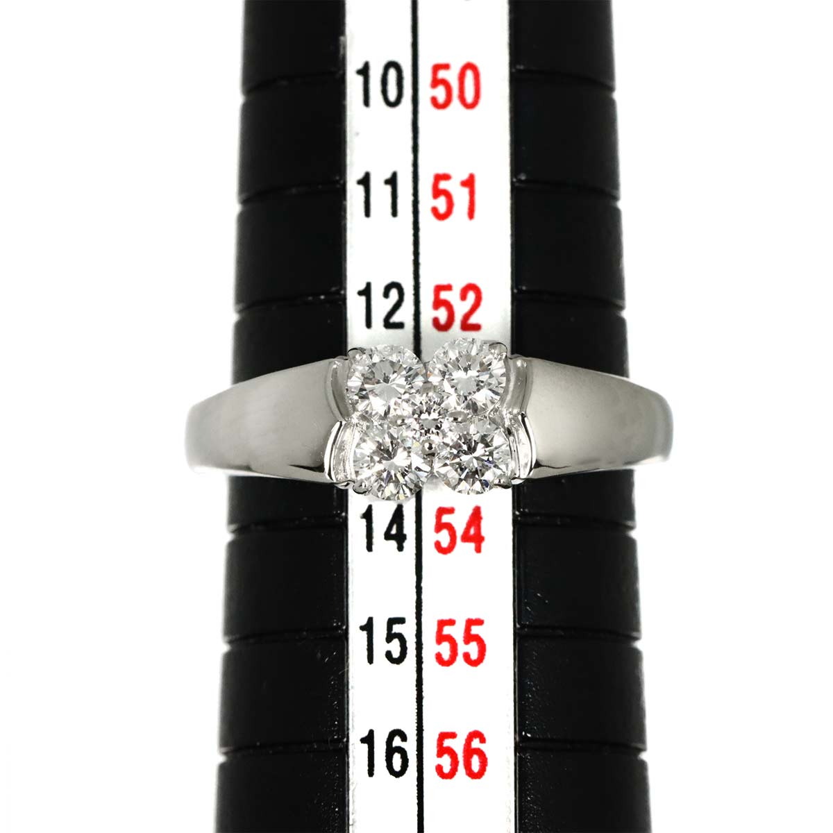 Diamond 0.53ct Ring Pt Platinum size6.25-6.5(US)