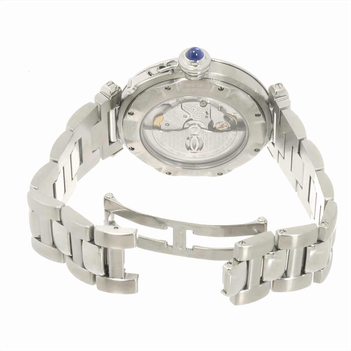 Pasha 38mm Grid W31059H3 Date Automatic Silver Dial Mens