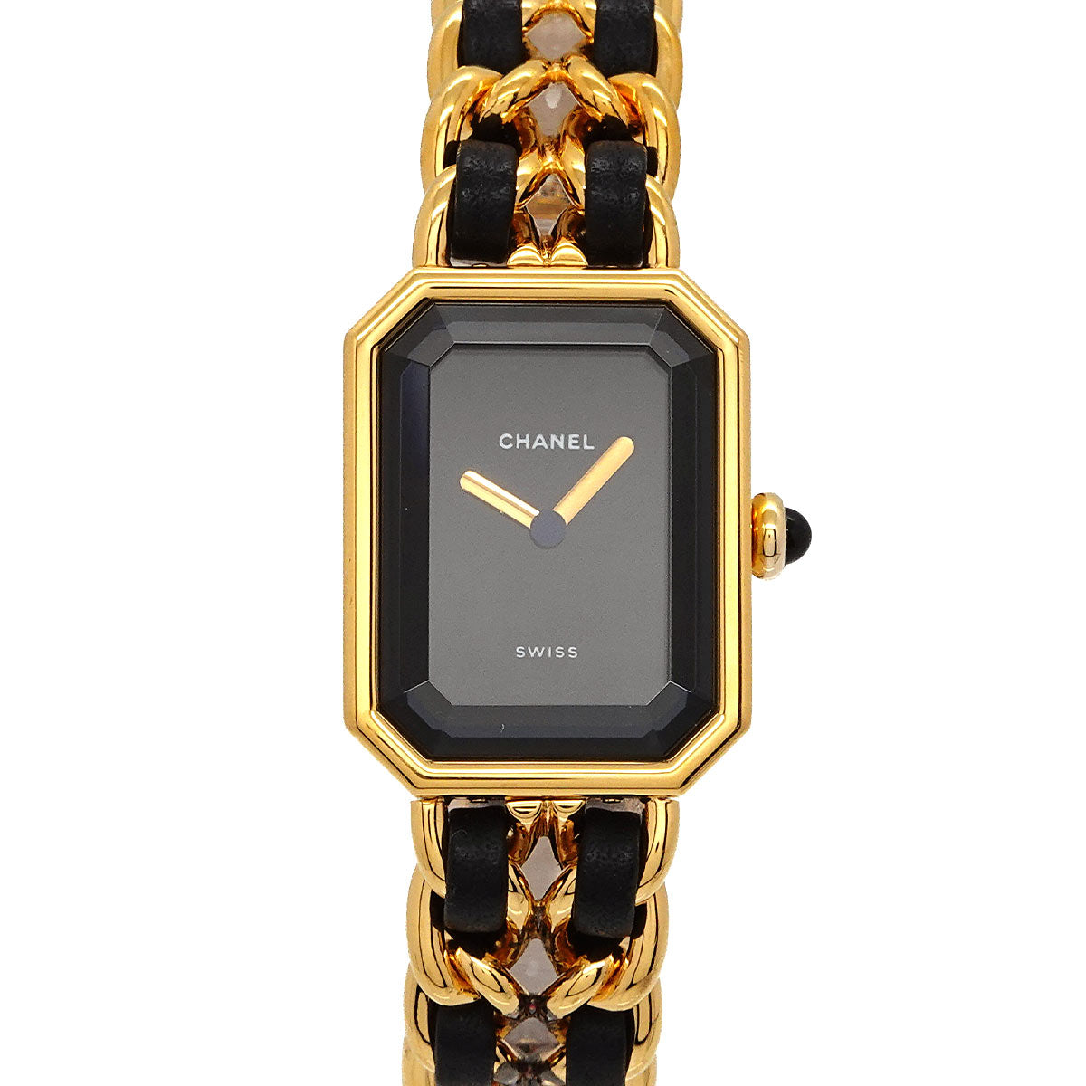 Premiere Size M H0001 Vintage Quartz Black Dial Ladies Watch