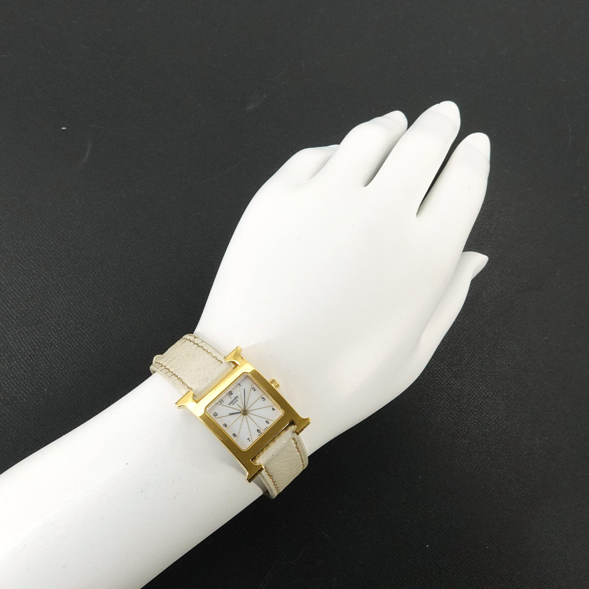 H Watch HH1 201 Quartz White Dial Ladies Watch