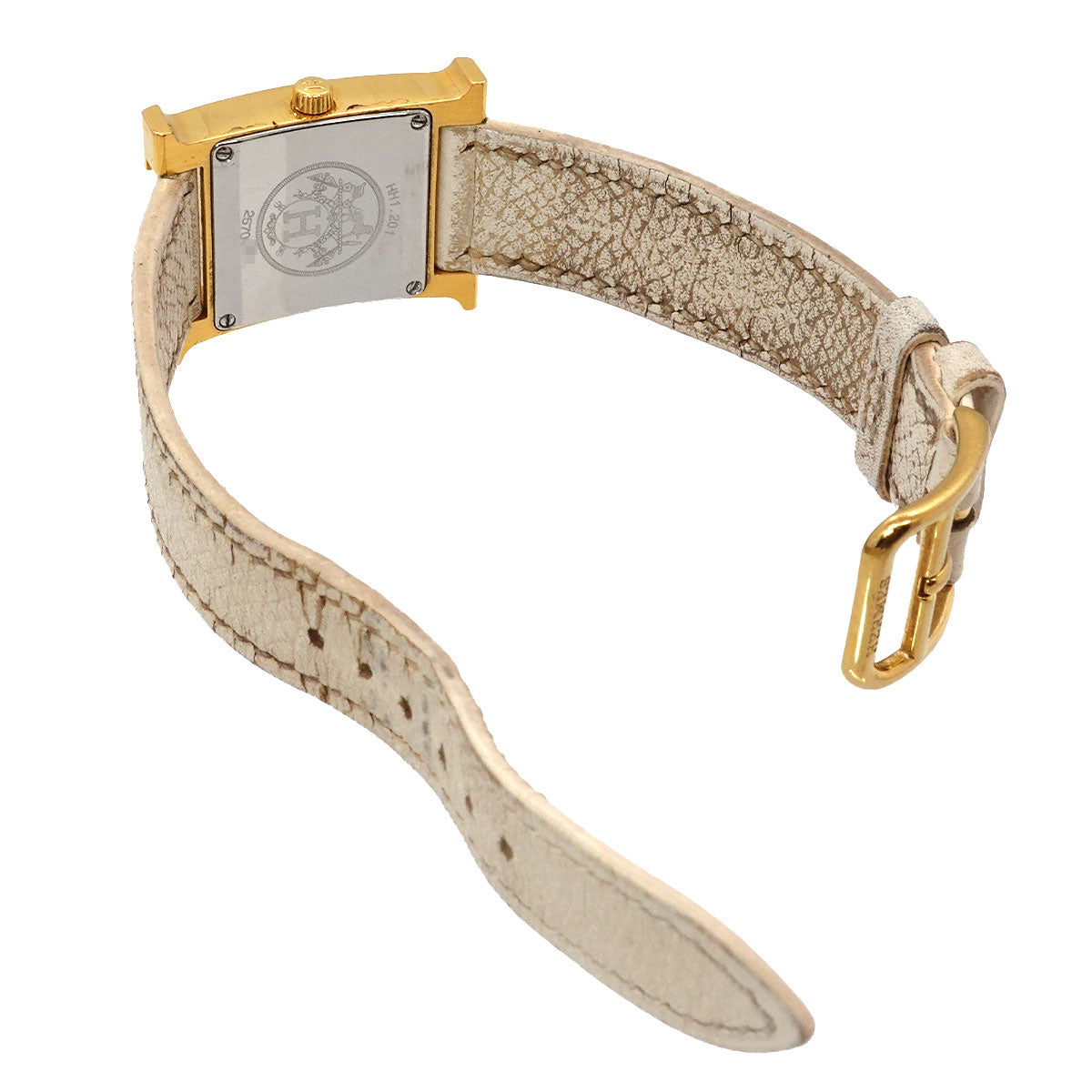 H Watch HH1 201 Quartz White Dial Ladies Watch