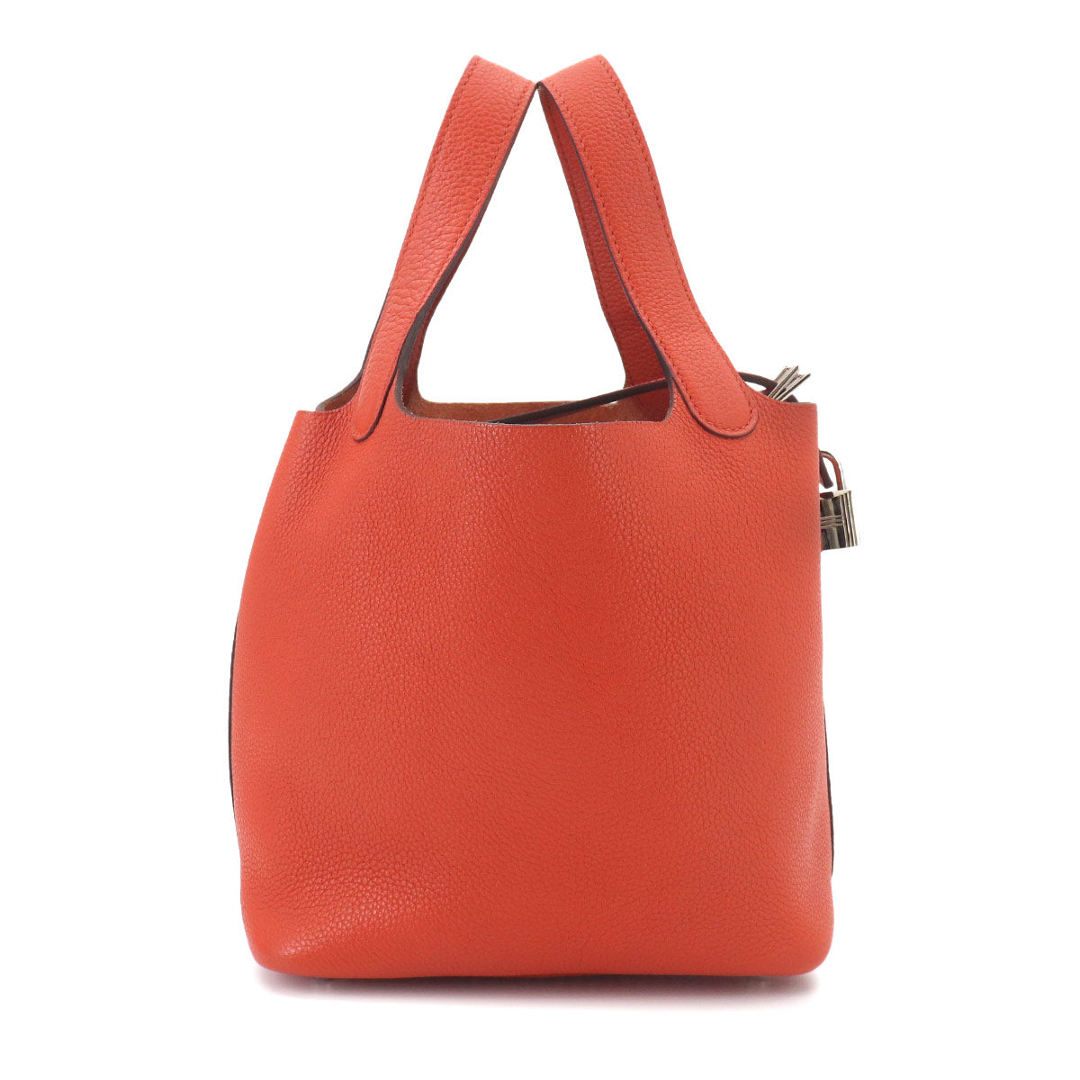 Picotin Lock PM Hand Bag Taurillon Clemence Terre Battue Purse