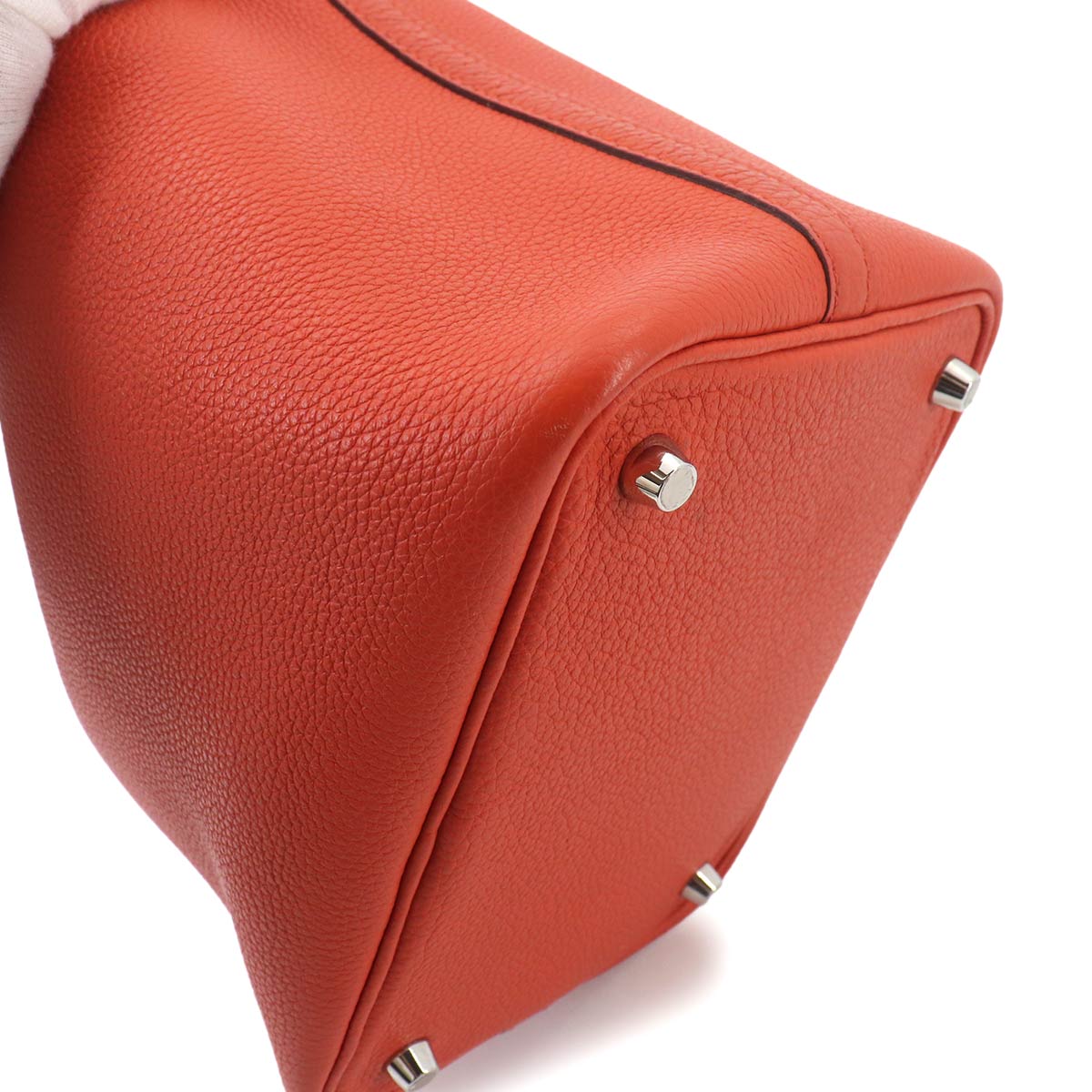 Picotin Lock PM Hand Bag Taurillon Clemence Terre Battue Purse