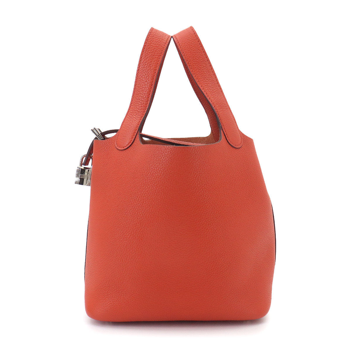 Picotin Lock PM Hand Bag Taurillon Clemence Terre Battue Purse