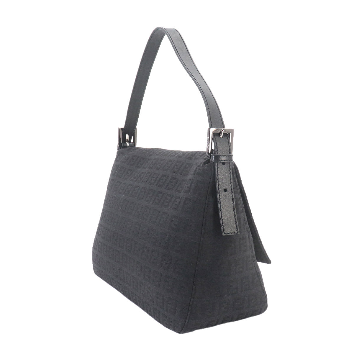 Zucchino Mamma Baguette Shoulder Bag Canvas Black 8BR001
