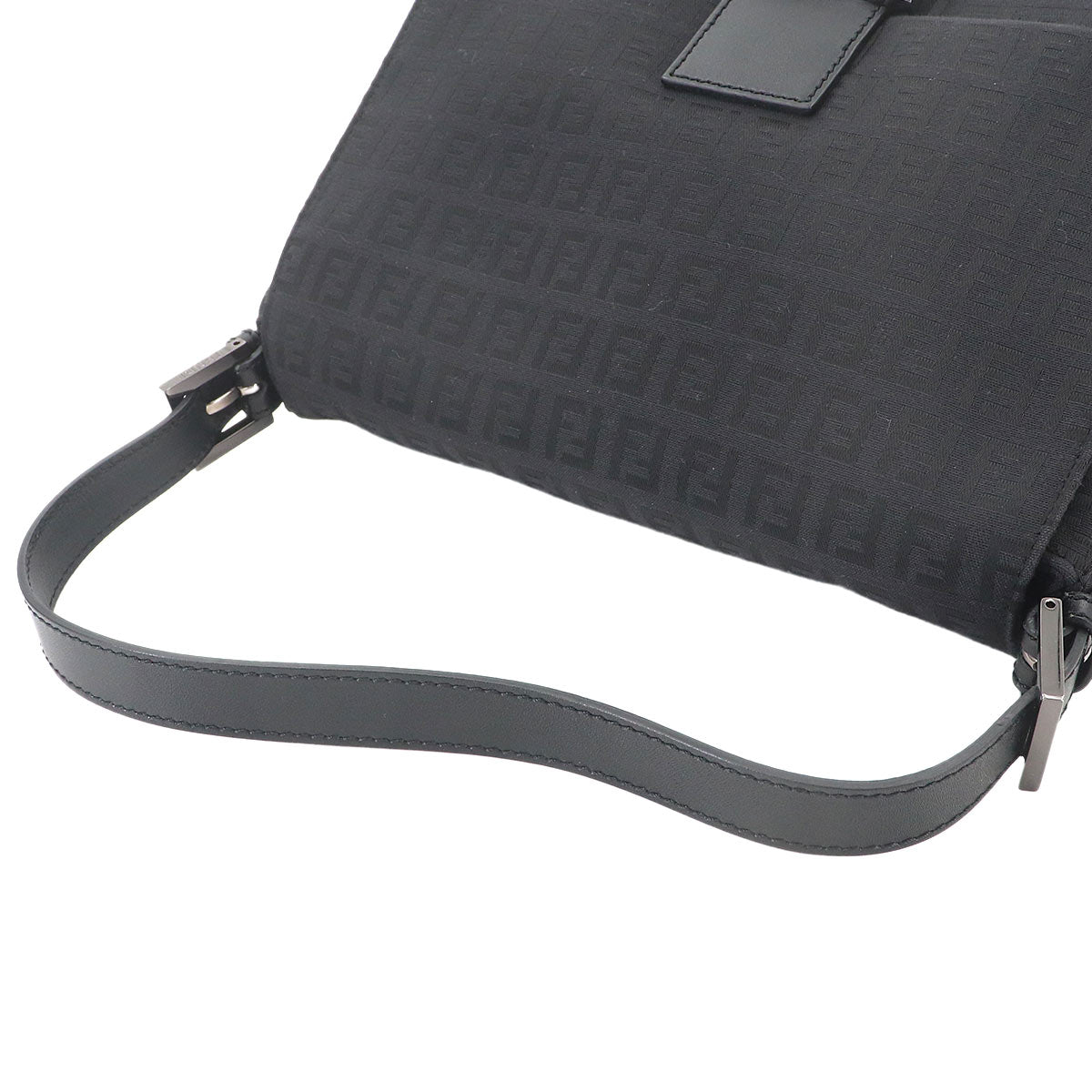 Zucchino Mamma Baguette Shoulder Bag Canvas Black 8BR001