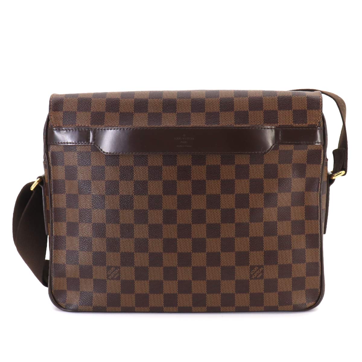 Damier Shelton MM Shoulder Bag Ebene N41149 Purse
