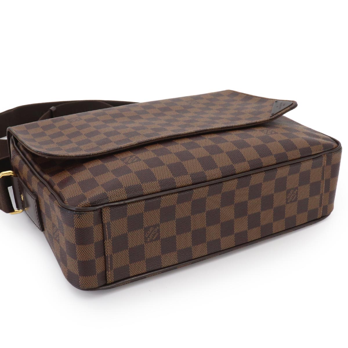 Damier Shelton MM Shoulder Bag Ebene N41149 Purse