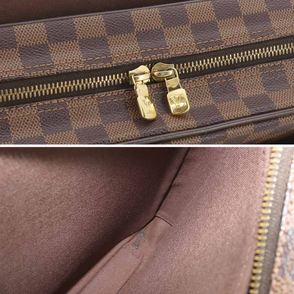 Damier Shelton MM Shoulder Bag Ebene N41149 Purse