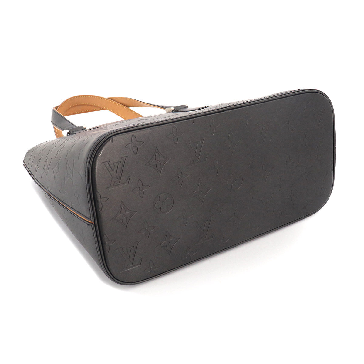 Monogram Mat Stockton Tote Bag Noir Leather M55112