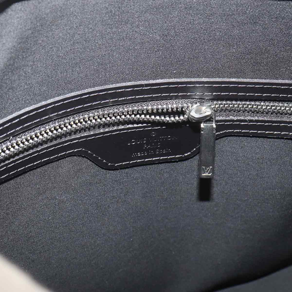 Monogram Mat Stockton Tote Bag Noir Leather M55112