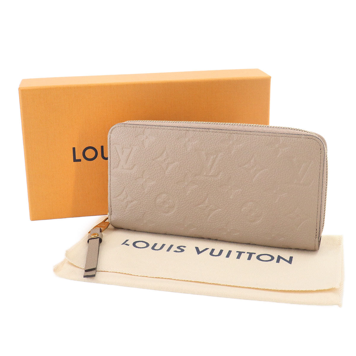 Monogram Empreinte Zippy Wallet Leather Turtledove M69034