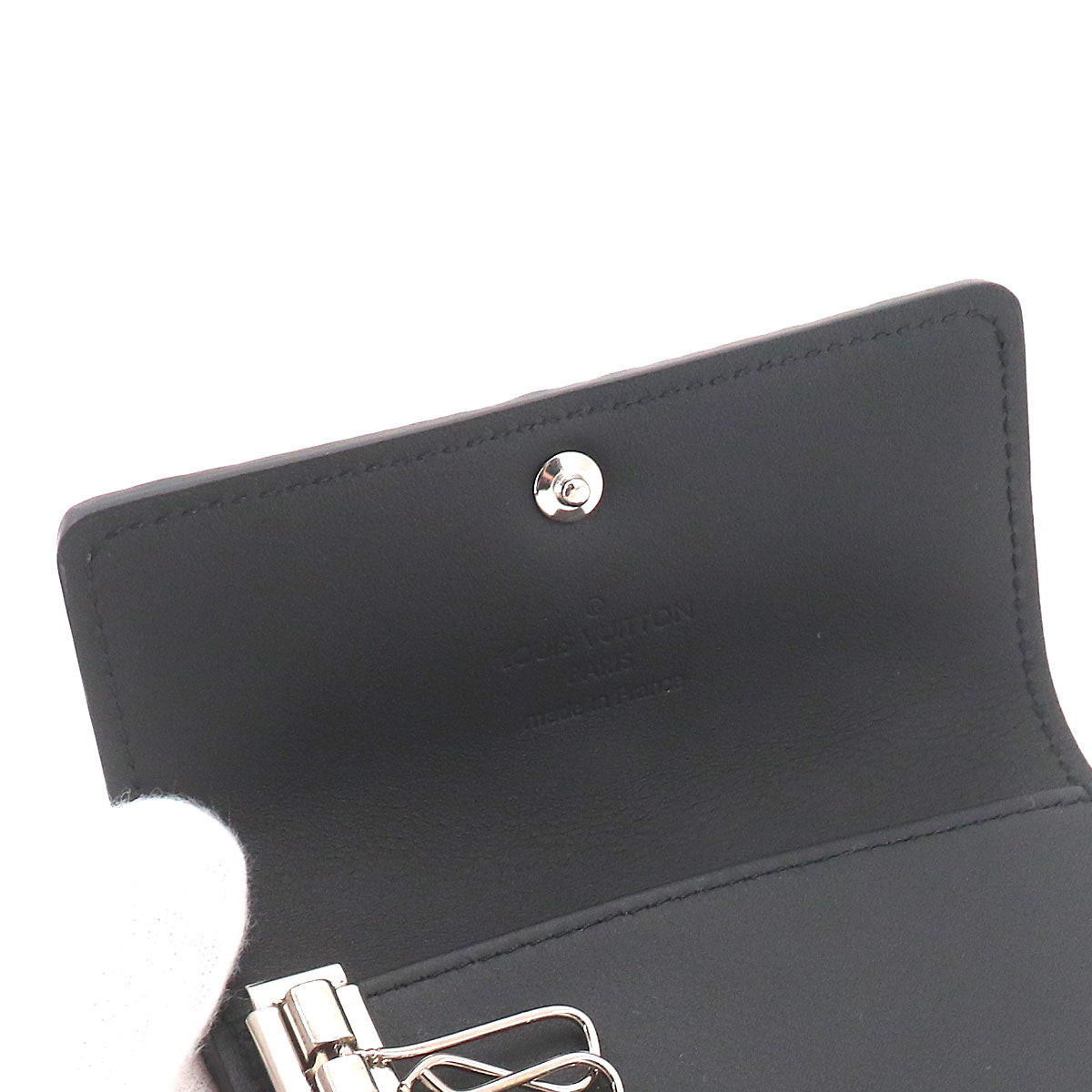 Monogram Taurillon Multicles 6 Key Case Black M82604
