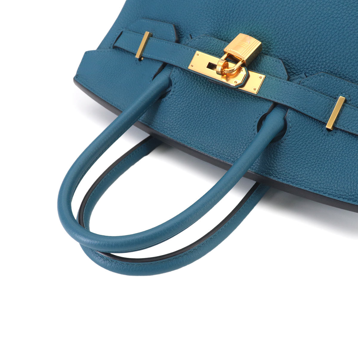 Birkin 30 Togo Cobalt Hand Bag Purse Blue