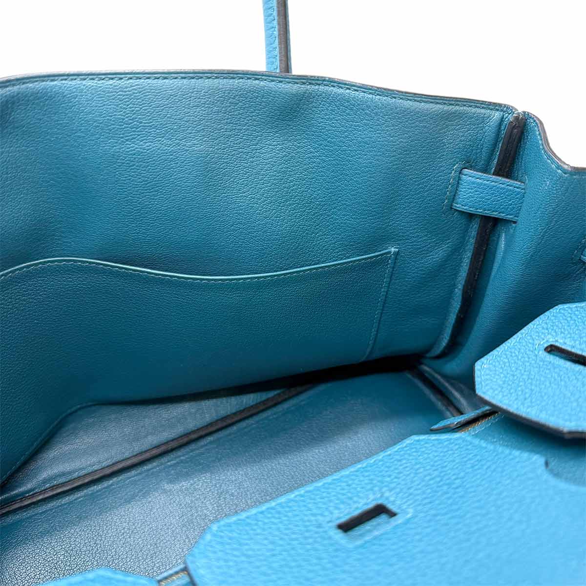Birkin 30 Togo Cobalt Hand Bag Purse Blue