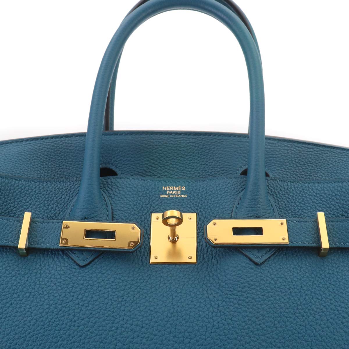 Birkin 30 Togo Cobalt Hand Bag Purse Blue