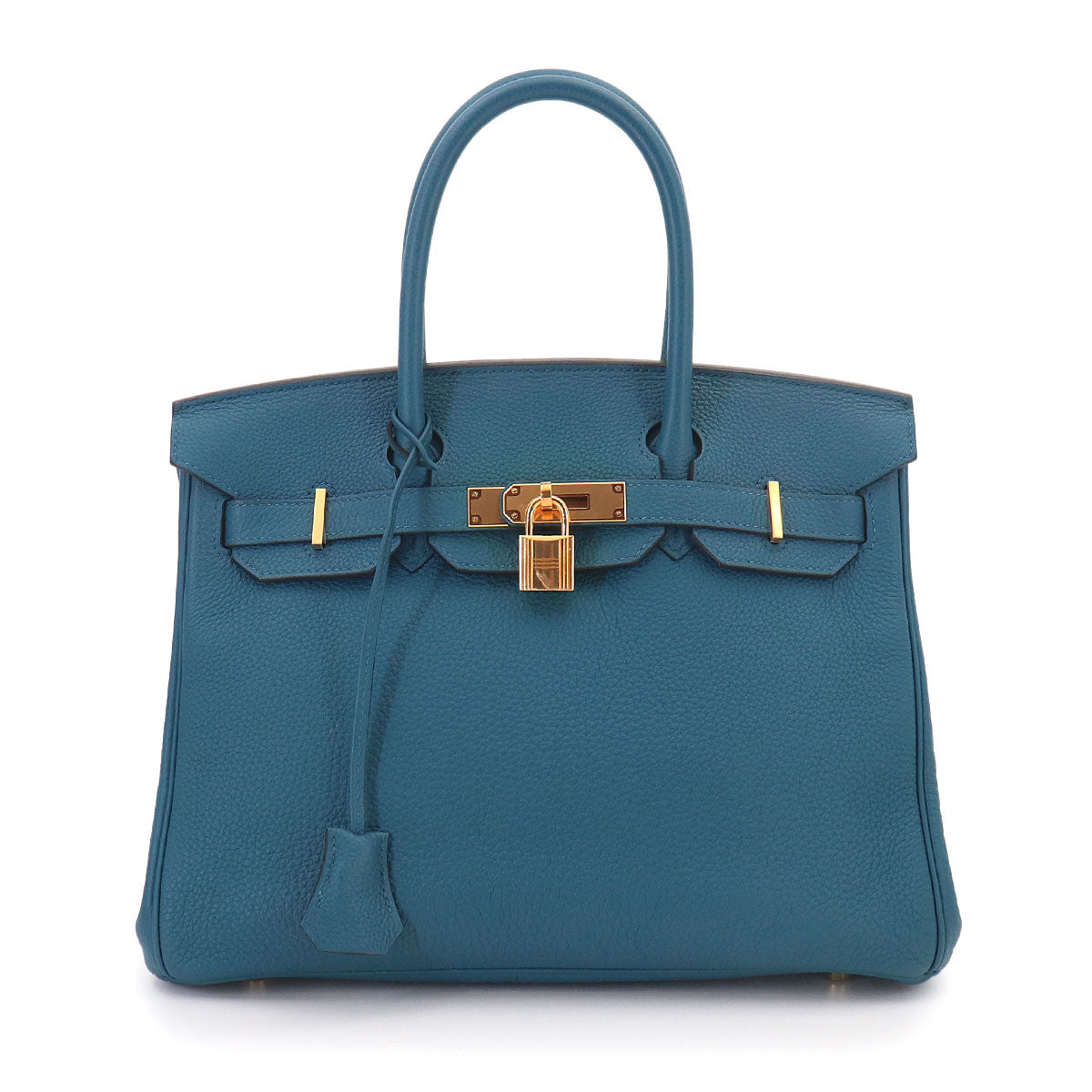Birkin 30 Togo Cobalt Hand Bag Purse Blue