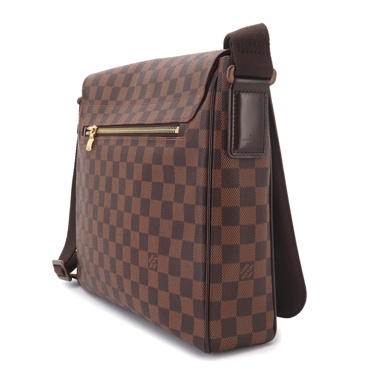 Damier District MM Shoulder Bag Ebene N41212