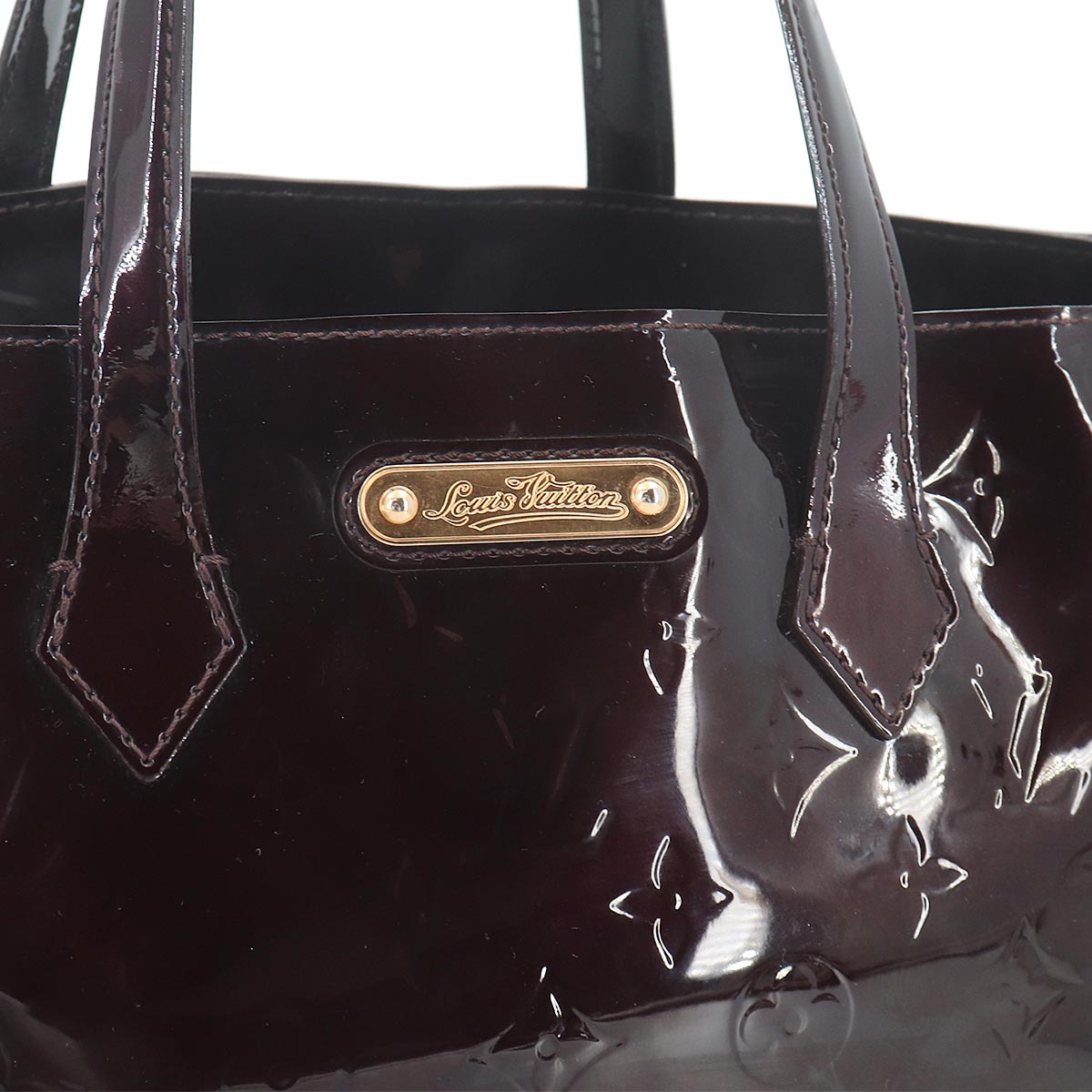 Monogram Vernis Wilshire PM Hand Bag Amarante M93641