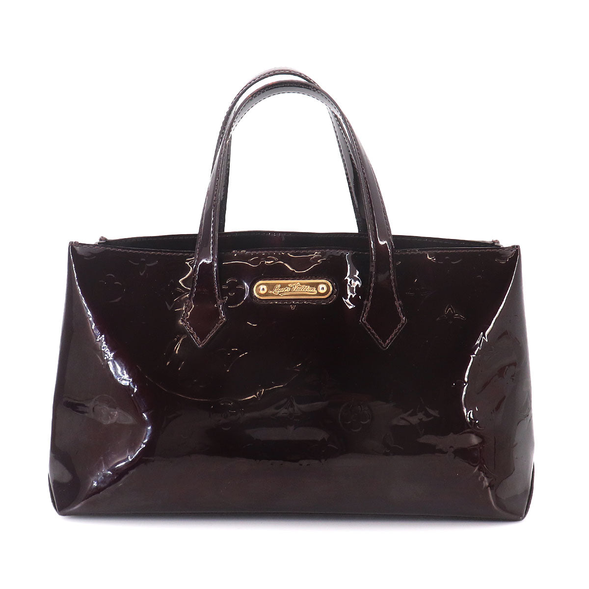 Monogram Vernis Wilshire PM Hand Bag Amarante M93641