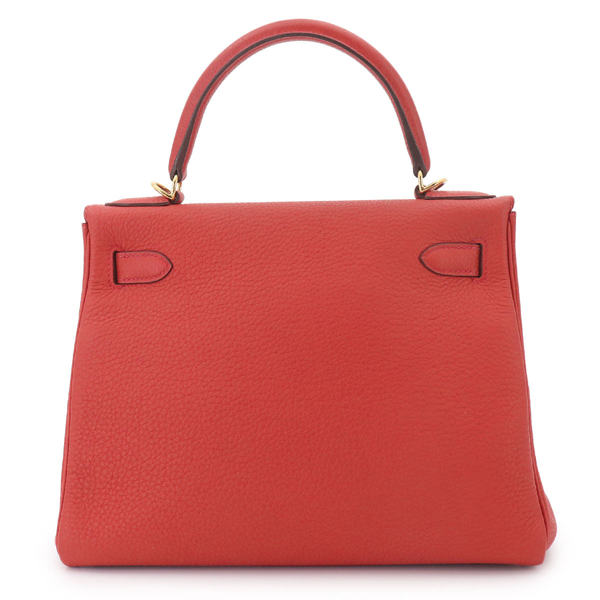 Kelly 28 Taurillon Clemence Red 2way Hand Shoulder Bag
