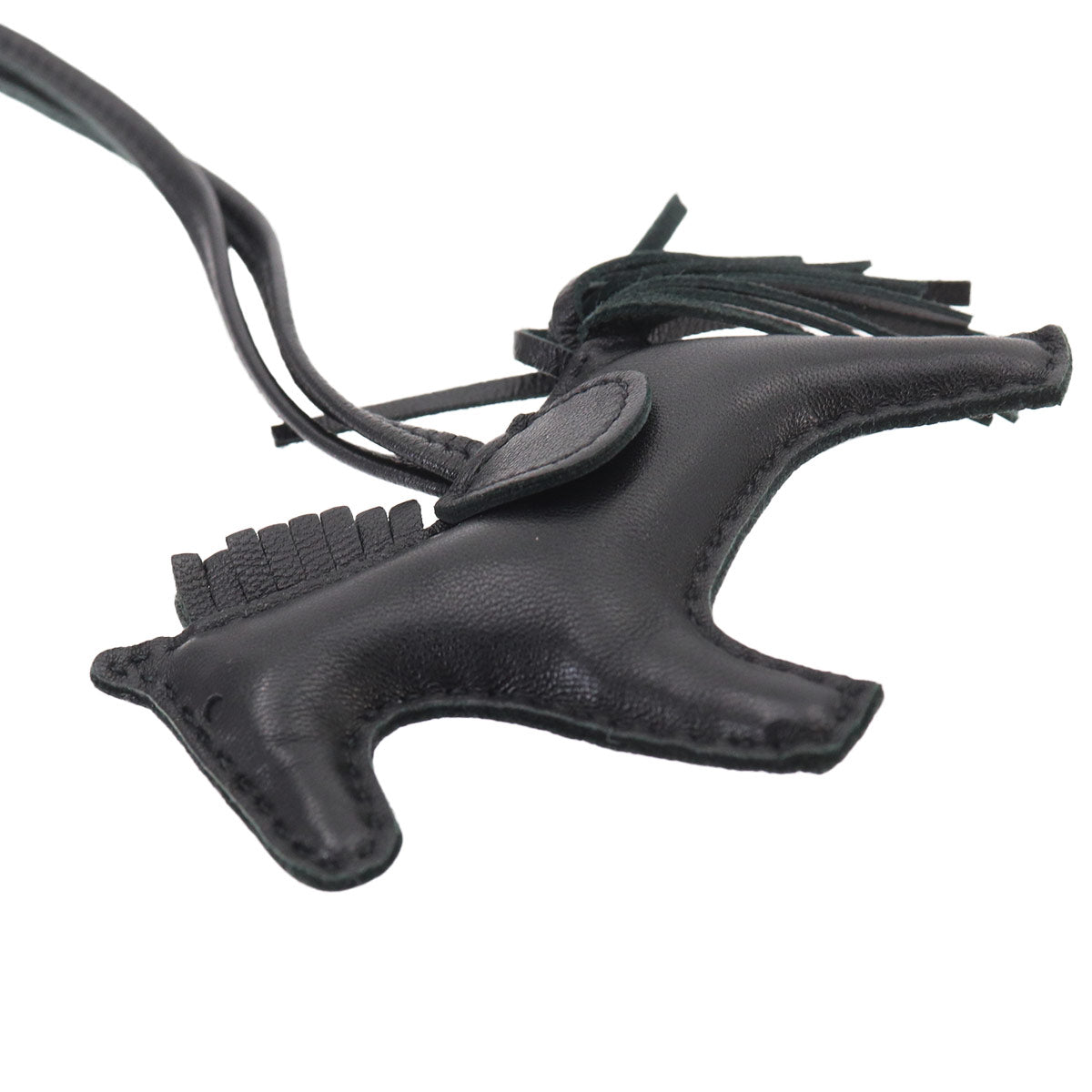 Rodeo PM Bag Charm Agneau Milo So Black