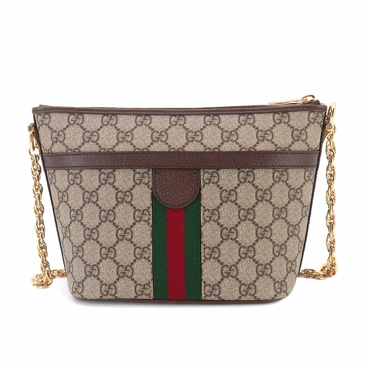 Ophidia Shoulder Bag GG Supreme Canvas Leather 781397