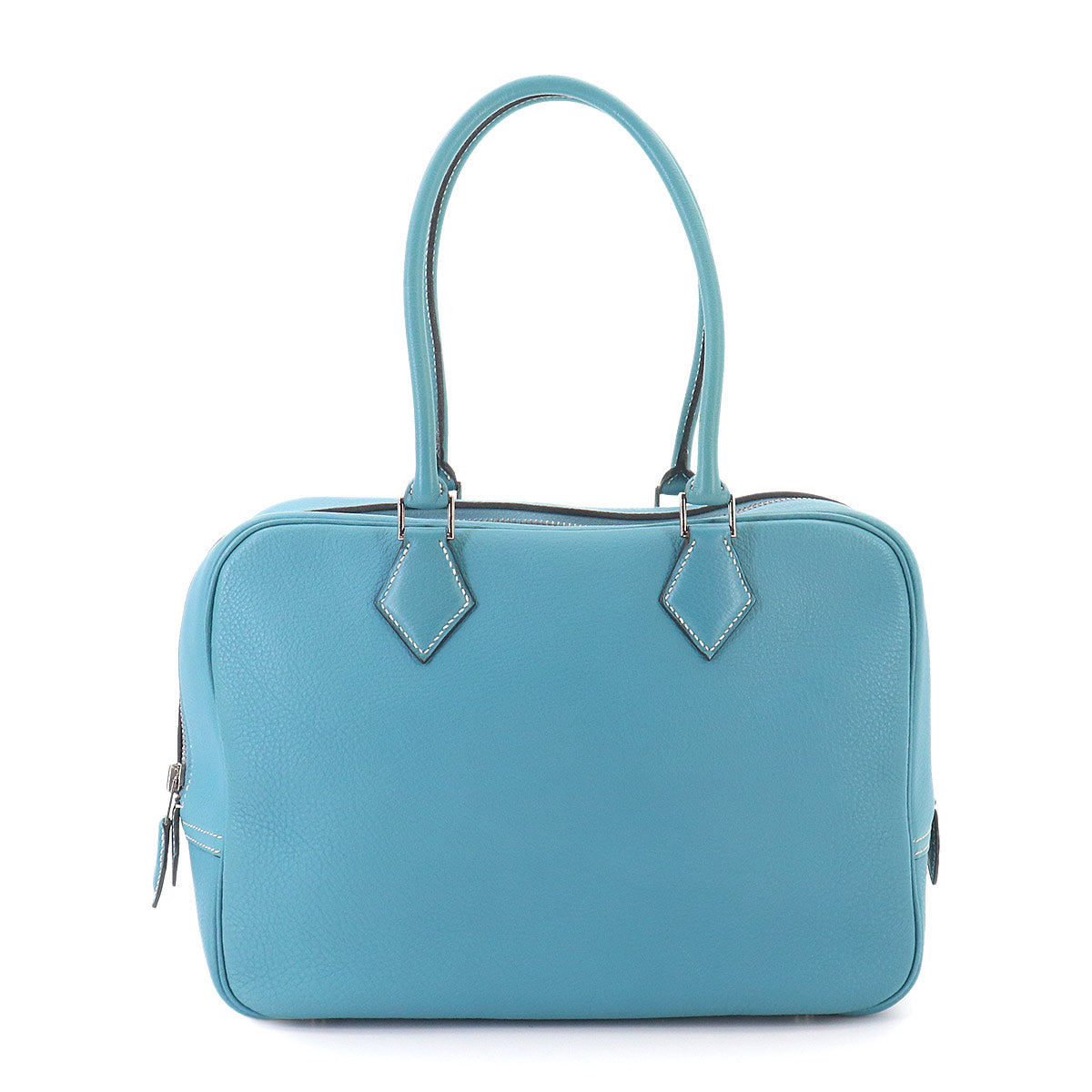 Plume 28 Hand Bag Togo Blue jean Purse