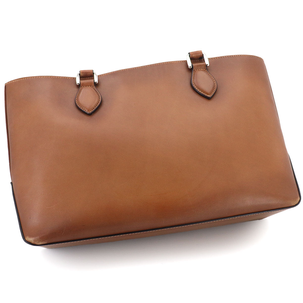 Calligraphy Toujours Tote Bag Venezia Leather Brown