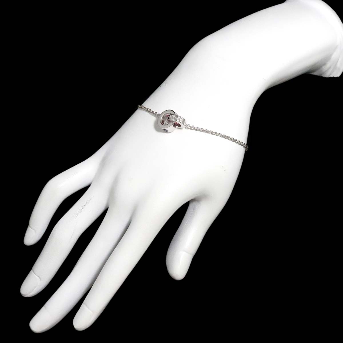 Roman Sorbet Amethyst Tourmaline Bracelet 18K WG 750 sizeML