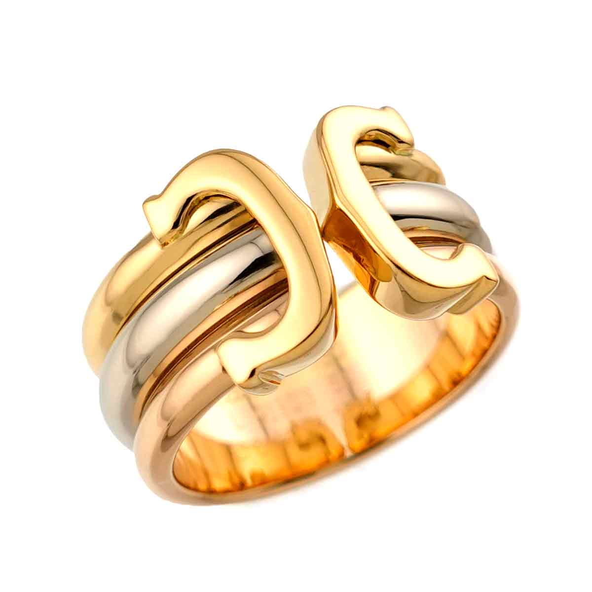 Cartier C2 Ring 18K YG WG PG 750 Size50 Size5.25-5.5(US)