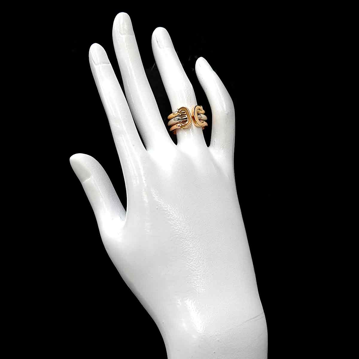 Cartier C2 Ring 18K YG WG PG 750 Size50 Size5.25-5.5(US)
