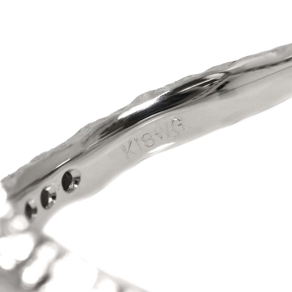 Diamond 0.34ct Ring 18K WG 750 Size9.75-10(US)