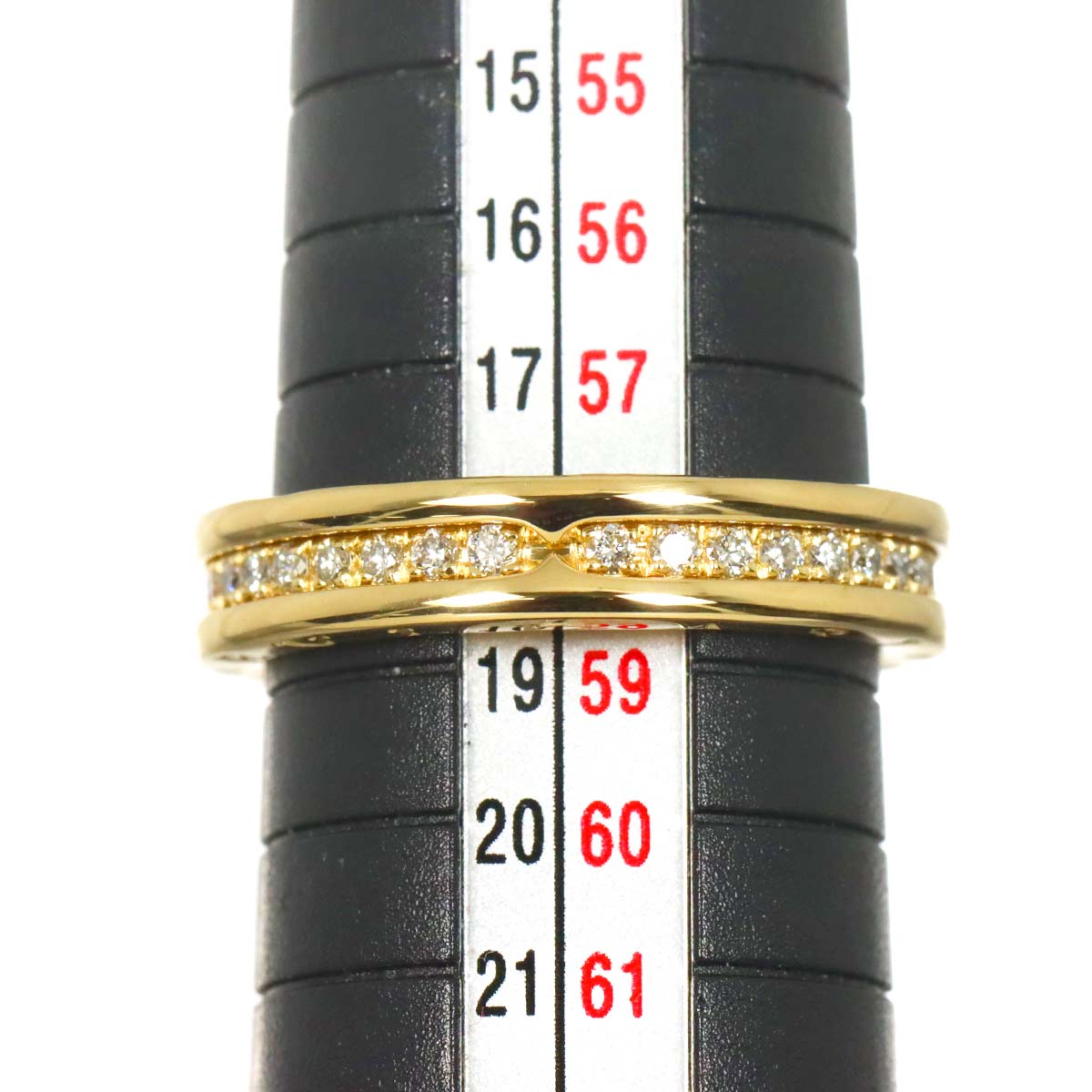 B-ZERO1 1band Diamond Ring 18K YG 750 Size59 8.25(US)