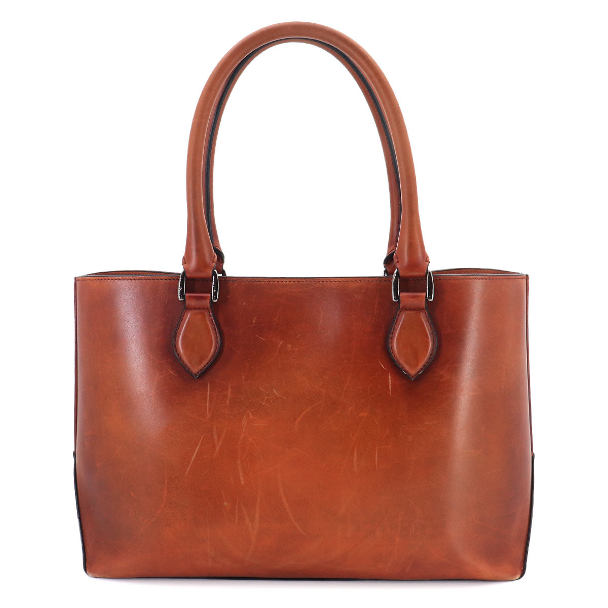 Calligraphy Toujours Tote Bag Venezia Leather Brown
