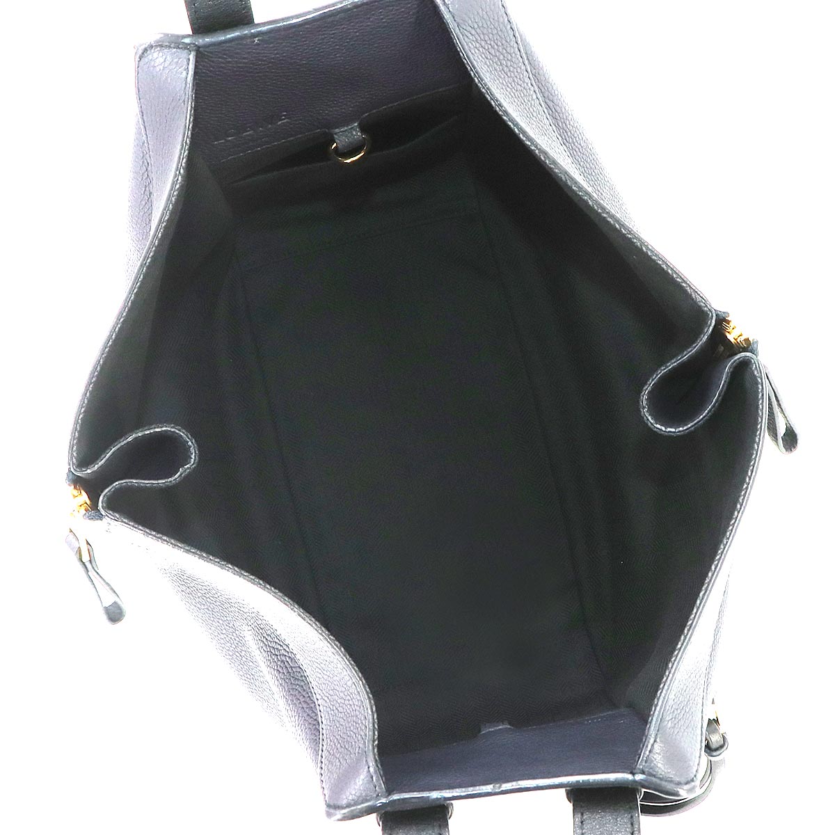 Hammock Small Hand Shoulder Bag Leather Navy Black Purse