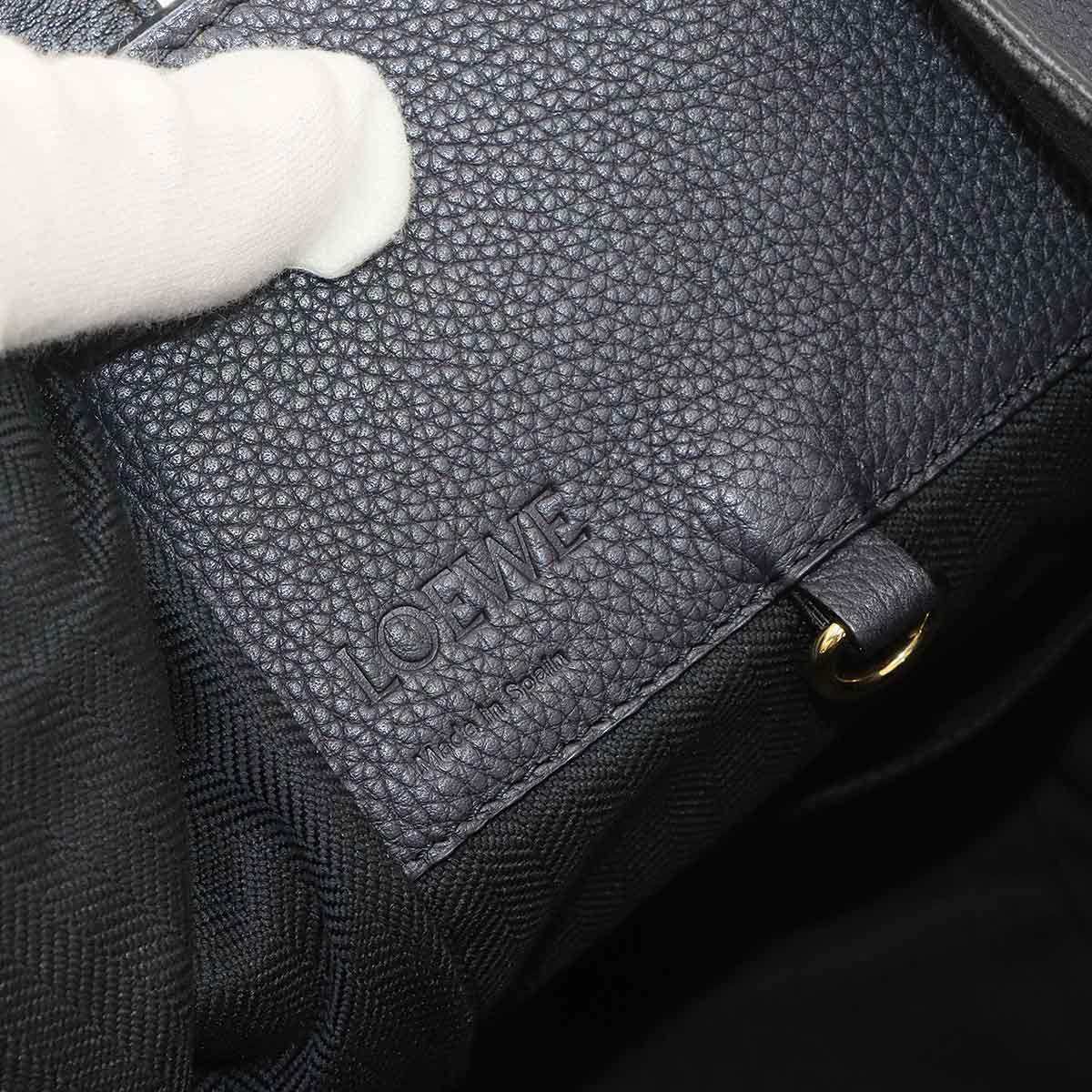 Hammock Small Hand Shoulder Bag Leather Navy Black Purse