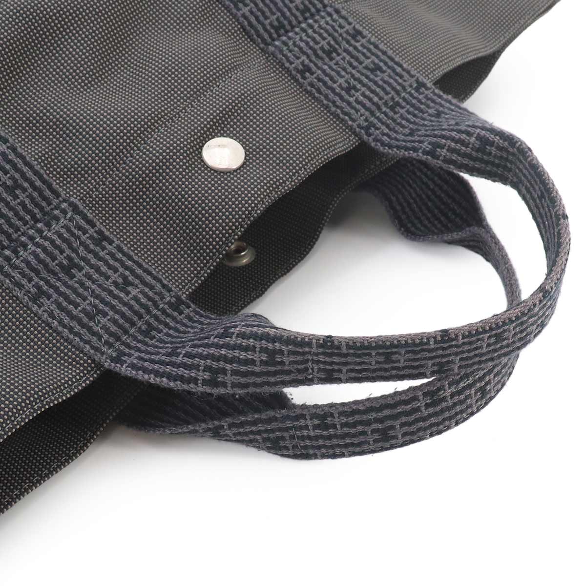 Herline Tote MM Bag Canvas Gray Unisex Purse