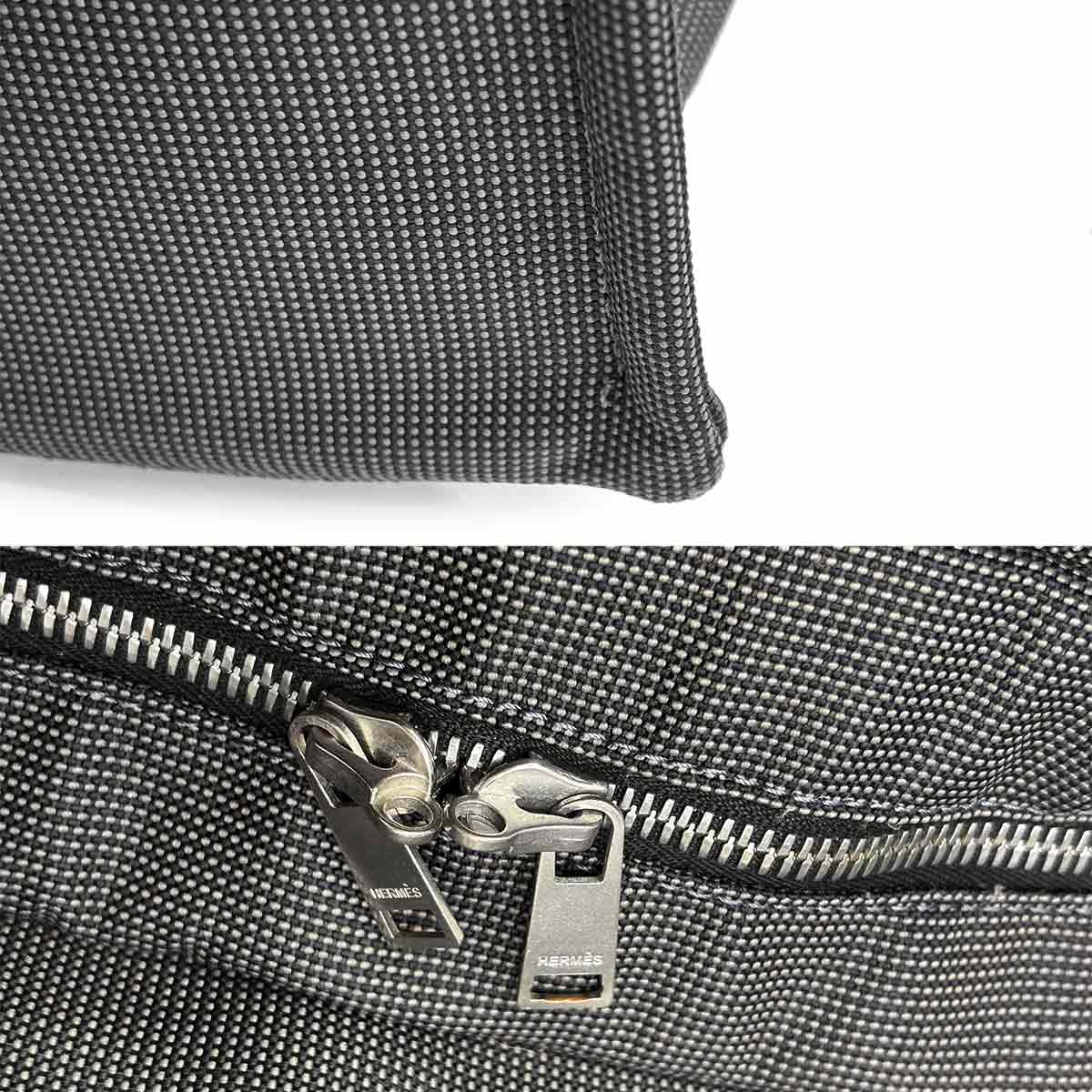 Herline Tote MM Bag Canvas Gray Unisex Purse