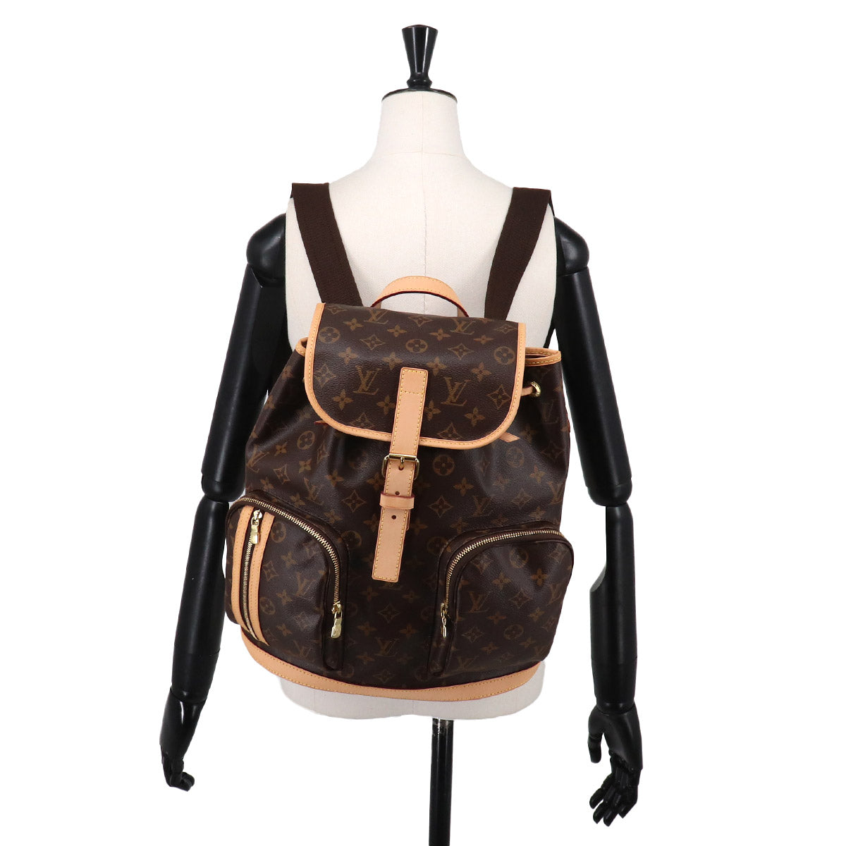Monogram Sac A Dos Bosphore Backpack Brown M40107 Purse